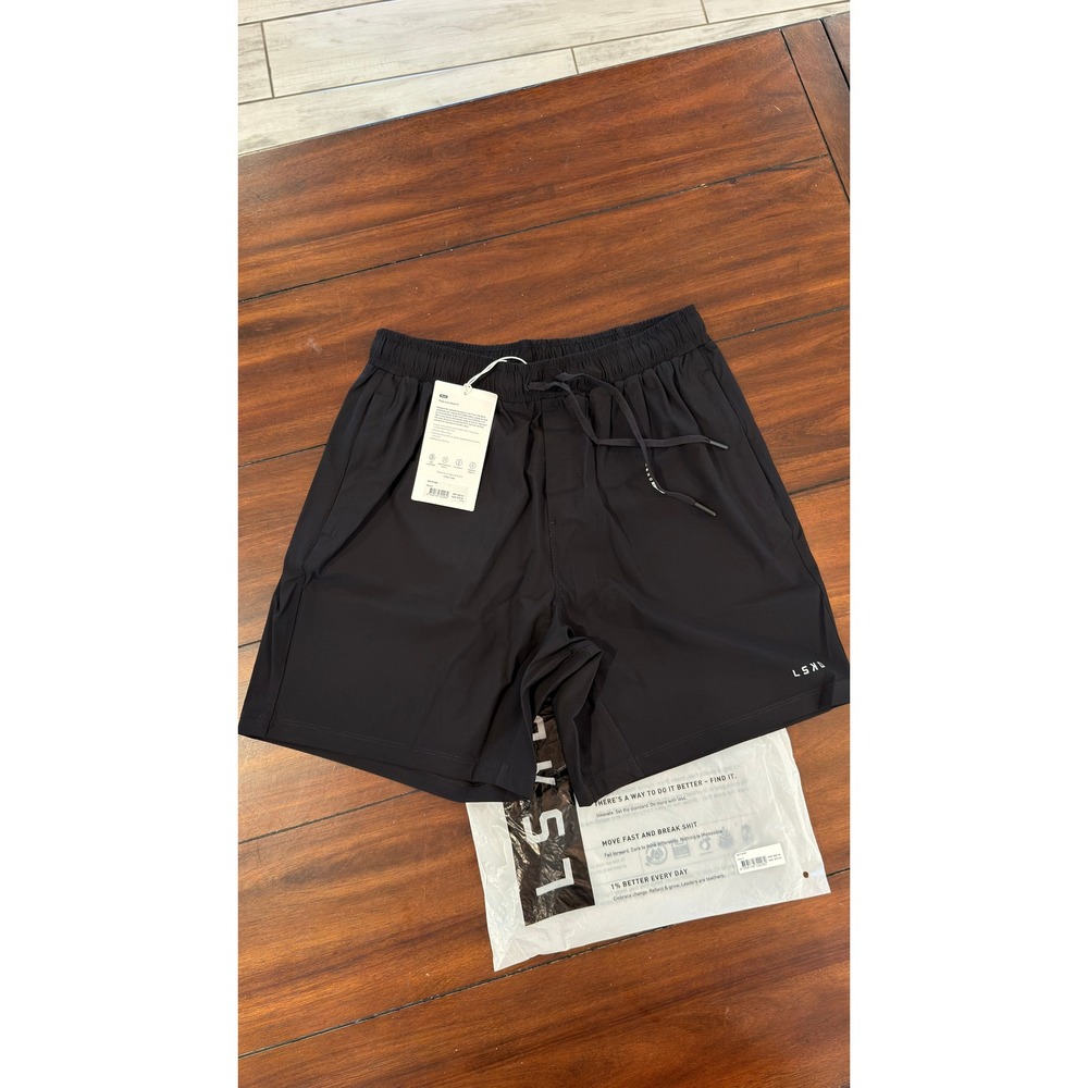 LSKD Train-Lite 7 Inch Shorts Black Mens Small MSHT02400 FLXMax Performance NEW